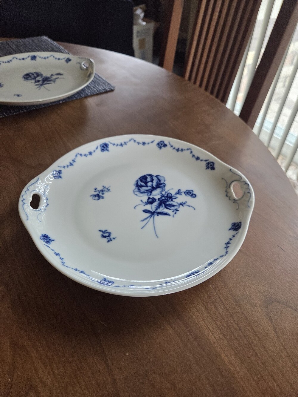 Vintage Furstenberg Germany "Lottine" Porcelain Cake Plate